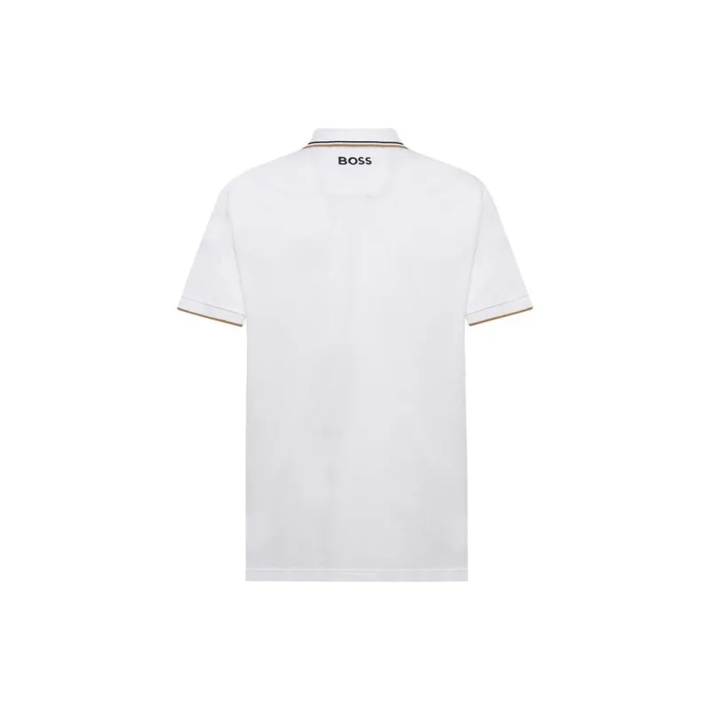 HUGO BOSS Logo Embroidered Short Sleeved Polo Shirt-1