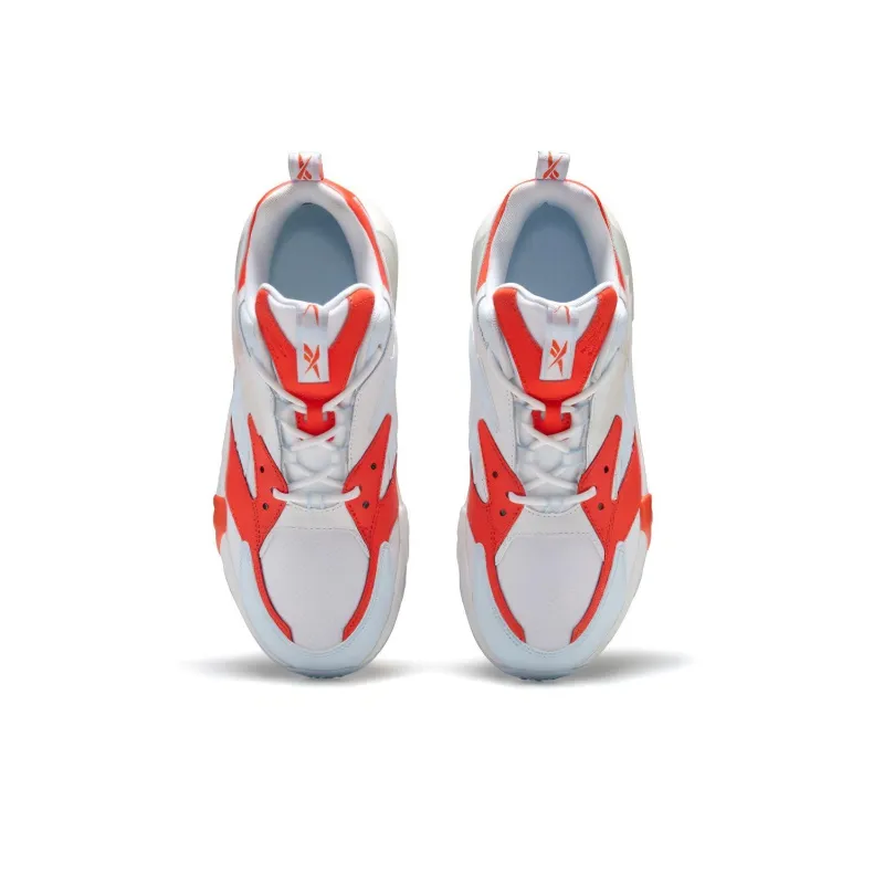Reebok Aztrek Double Mix Vivid Orange Glass Blue Women's-4