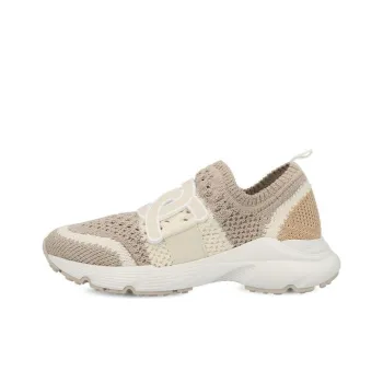 TOD'S Logo Patch Knit Slip On Sneakers Women's