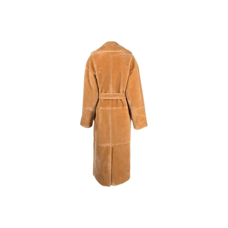 NANUSHKA Fleece Trench Coat-1
