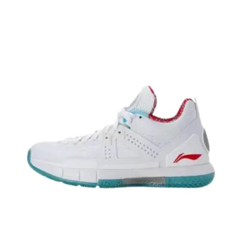 LiNing Way Of Wade 5 Low Top Basketball Shoes Men's White Blue
