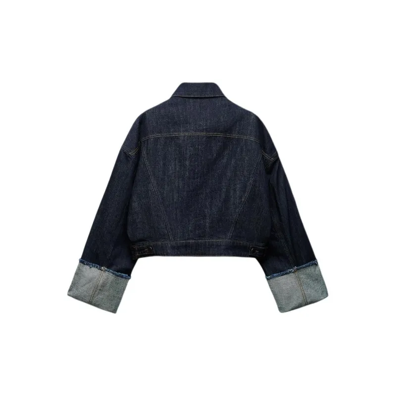 ZARA Denim Jackets Women's Blue-1