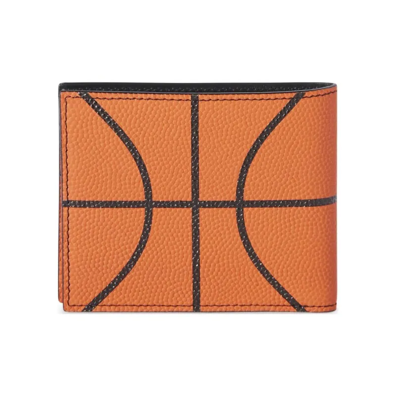 OFF WHITE Basketball Classic Bifold Wallet Orange-1