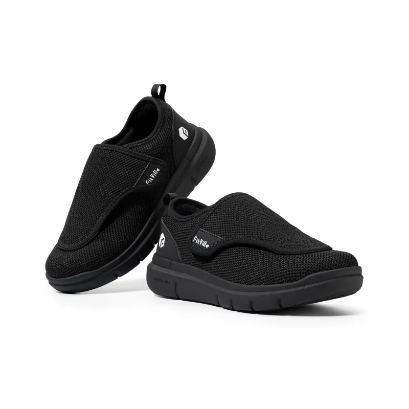 Fitville Casual Shoes Men Low Top White/Black/Blue-4