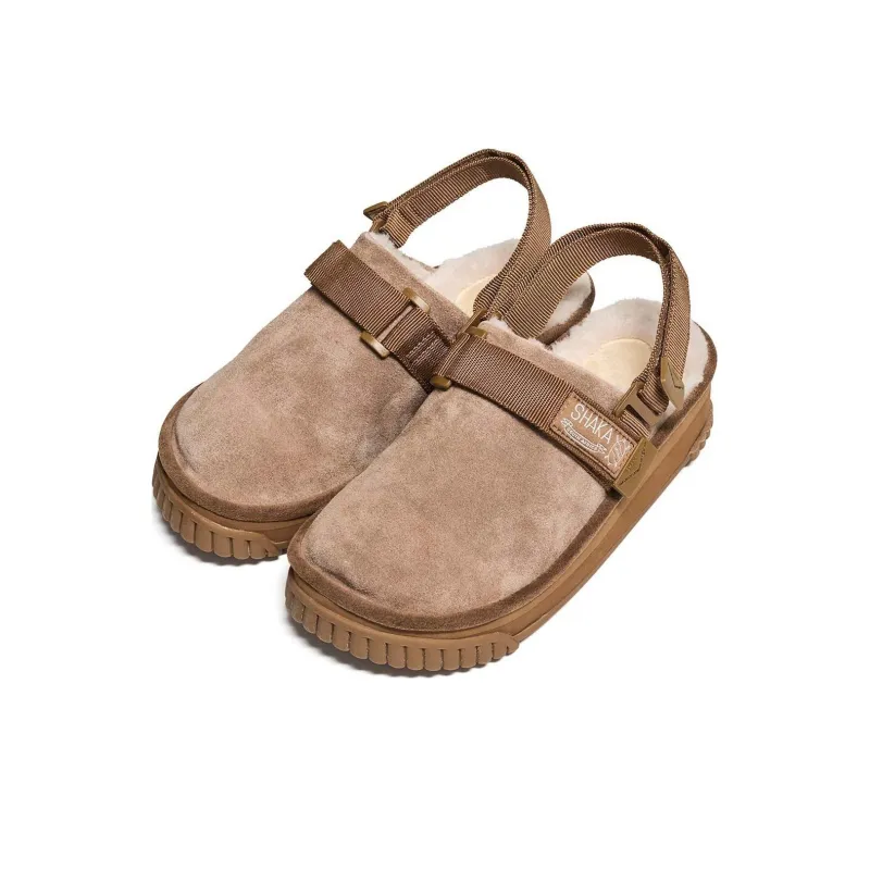 SHAKA SNUG CLOG BOA PLATFORM Wrap-toe Slippers Women's Umber-1