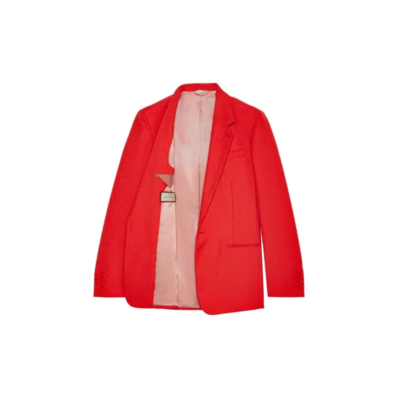 GUCCI SS24 Business Suit Coat Men's Bright Red-1