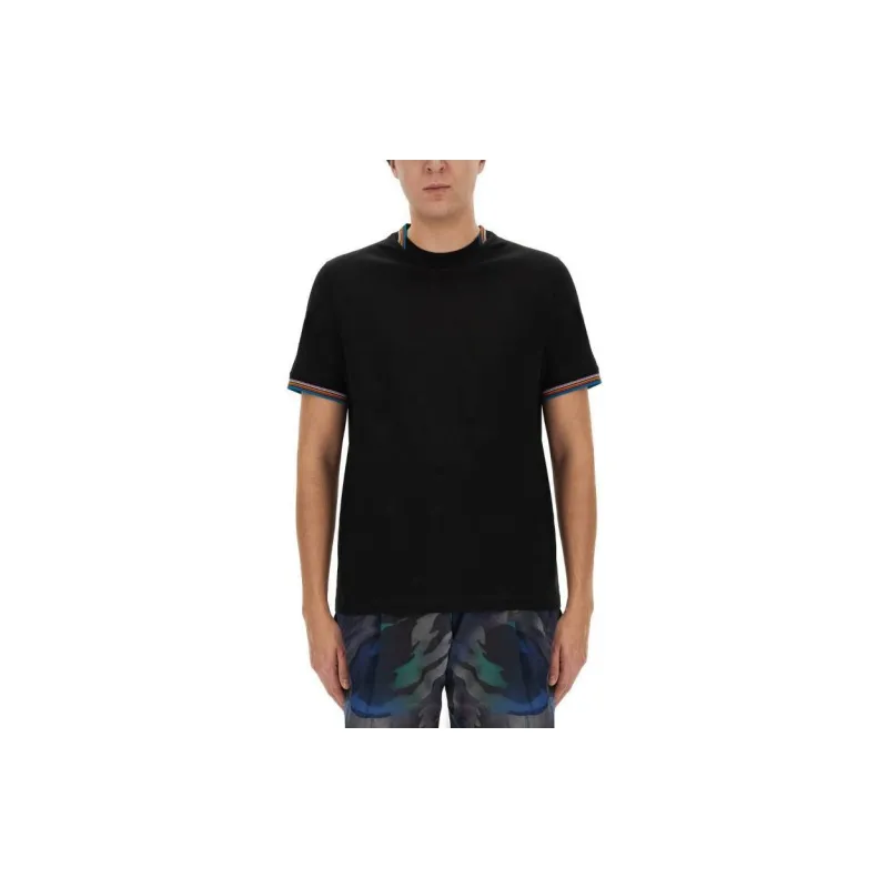 Paul Smith Signature Stripe Trim T Shirt-1