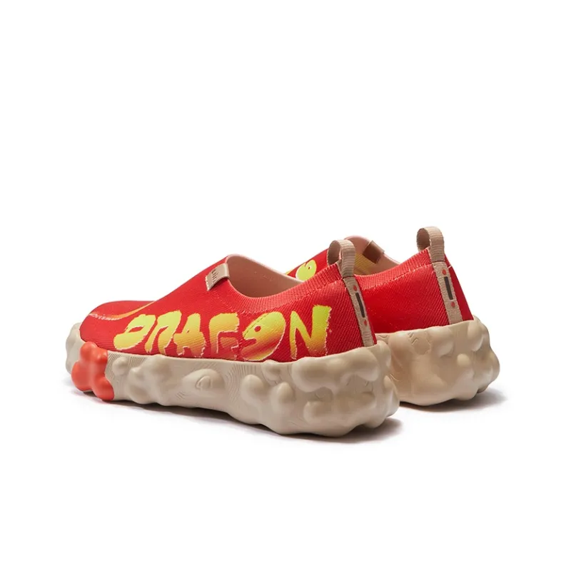 U.IN Painted Travel Shoes Year Of The Dragon TT Low-Top Casual Shoes Men's-47
