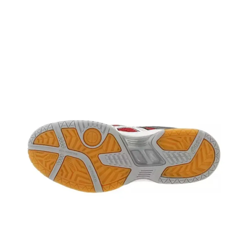 Asics Gel-Rocket 6 Wear-Resistant Low-Top Running Shoes Men's Red Black-5