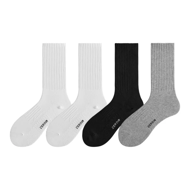 ZEROIN Mid Calf Socks Men's 4 Pack-33