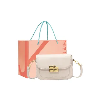 JANE KLAIN PU Small Square Bag Shoulder Bag Small Size Women's White/Black/Coffee