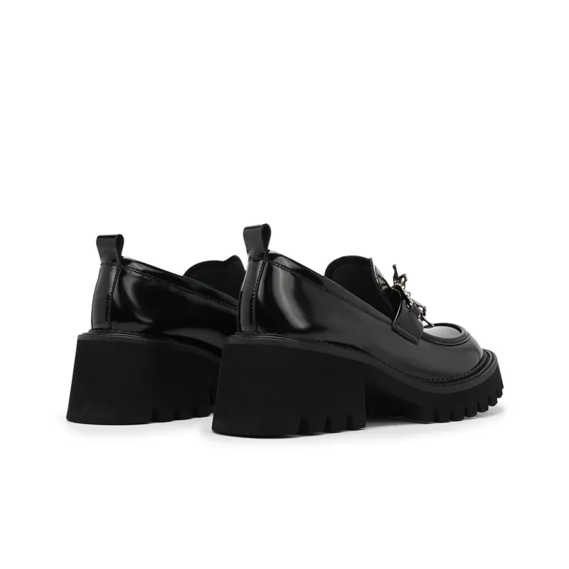 SATURDAY MODE Loafers 6.5cm Women's Black-3