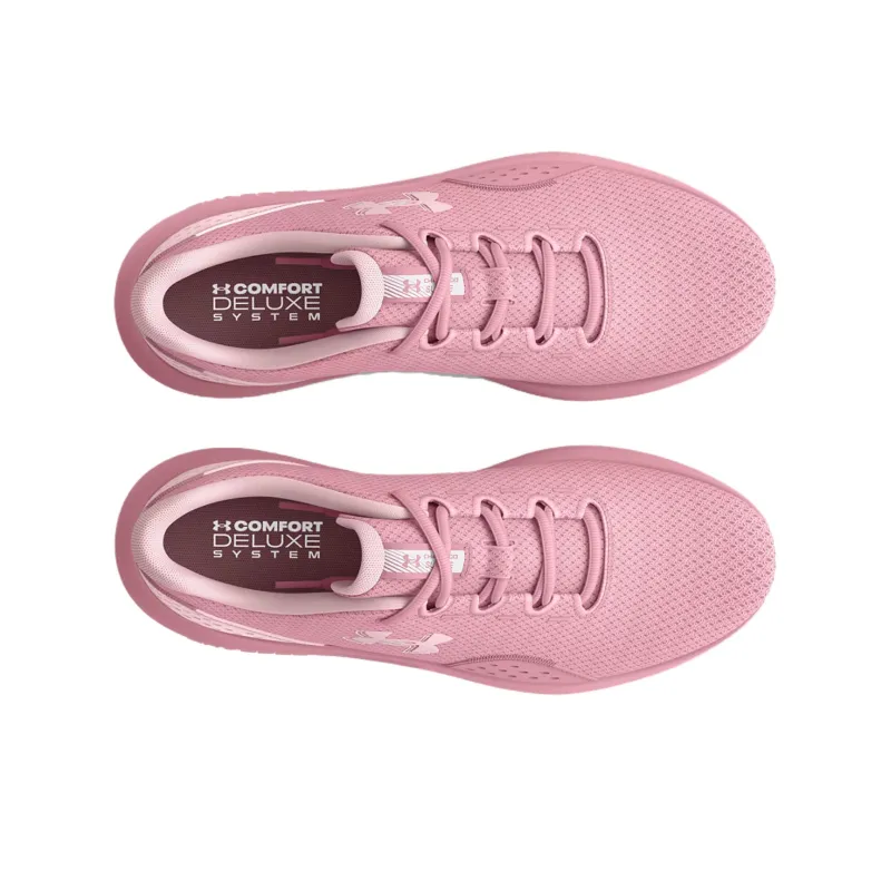 Under Armour UA Surge 4 Cushioning, Wear Resistant Low Top Running Shoes Women's Pink-3