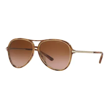 MICHAEL KORS Plastic Aviator Sunglasses Women's Brown