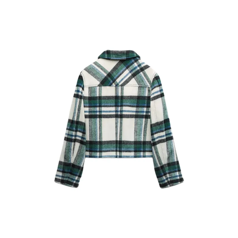 ZARA Jackets Coats Women's Green-1