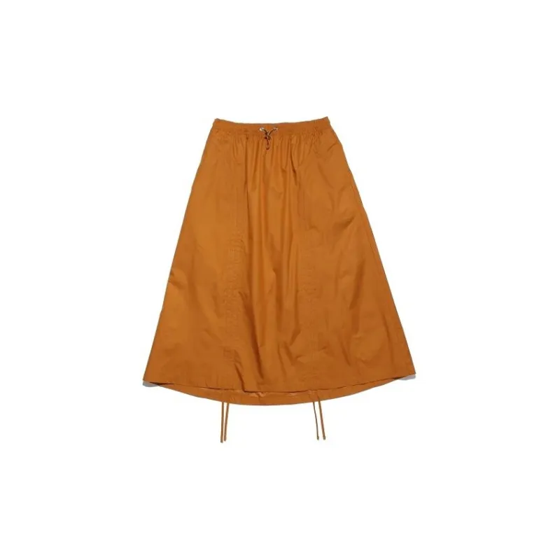 Nike Casual Long Skirt Women's Orange-1
