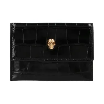 Alexander McQueen Skull Embossed Cardholder