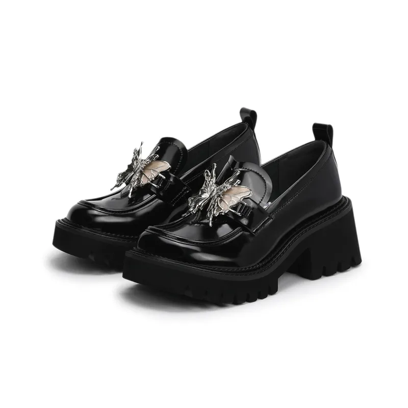 SATURDAY MODE Loafers 6.5cm Women's Black-2