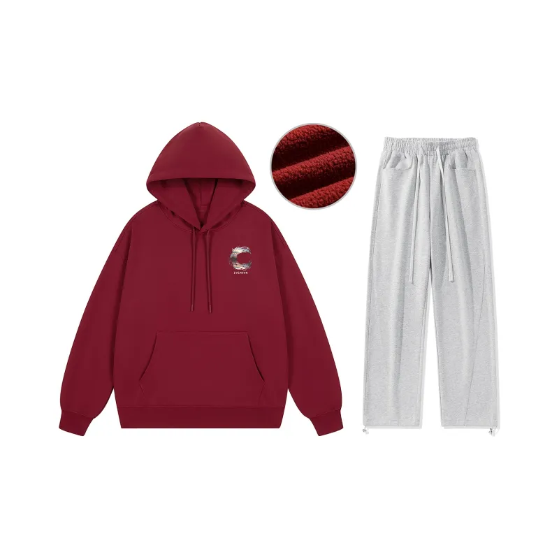 IVEIII Sweatshirt Sets Unisex-29