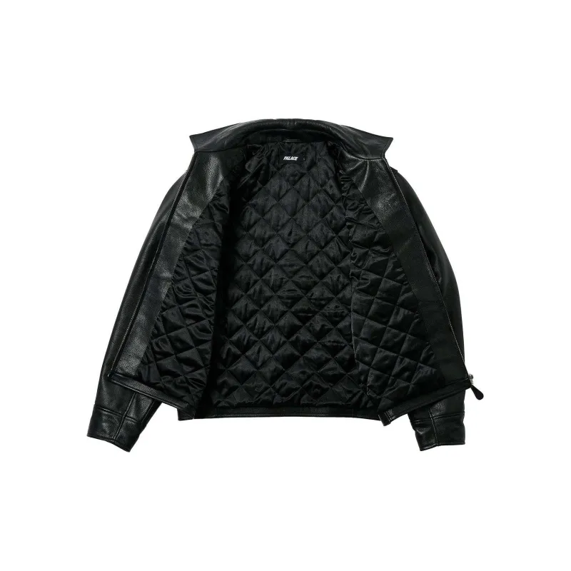 PALACE Safe Hands Leather Jacket-2