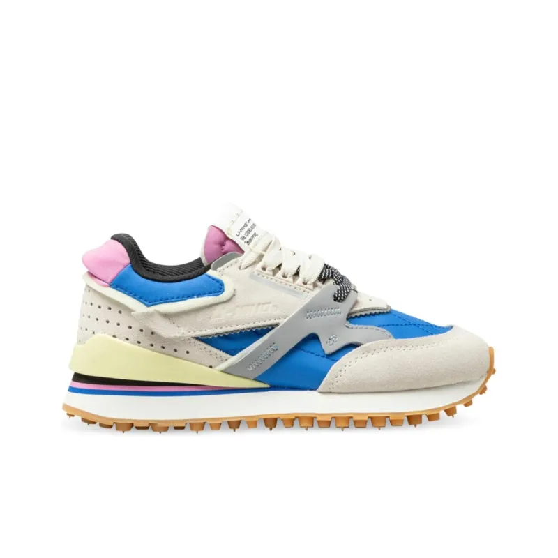 LiNing 001 Running Shoes Women's Low Top White/Gray/Blue-5