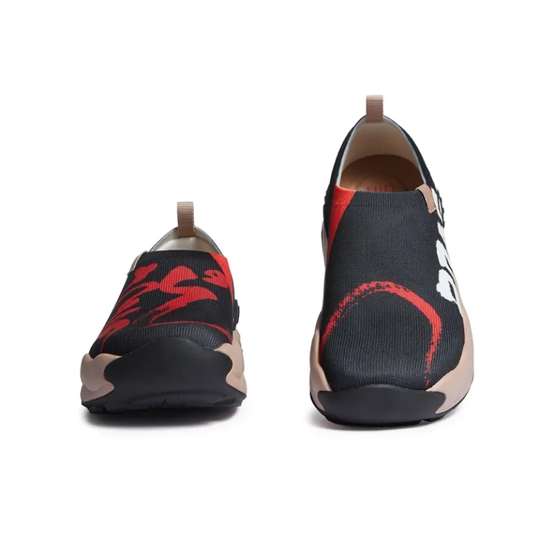 U.IN Painted Travel Shoes Year Of The Dragon TT Low-Top Casual Shoes Men's-1
