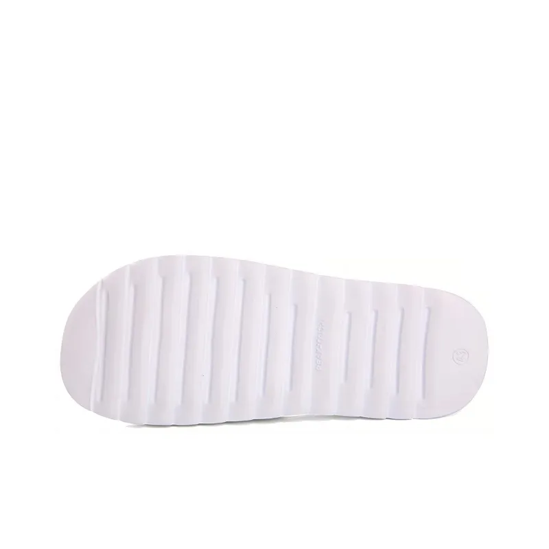 PEAK Rubber Sole Quiet Slide Slippers Men's Gray Green-4