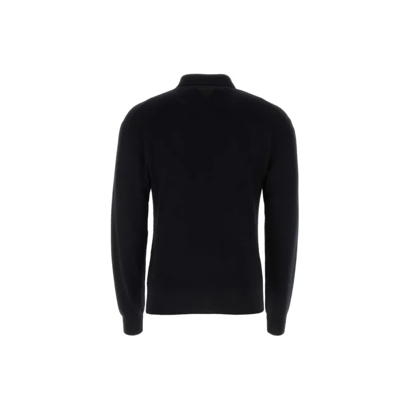 PRADA Polo Collar Drop Shoulder Jumper-1