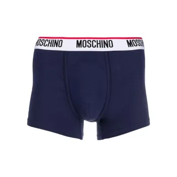 MOSCHINO Logo Printed Two Pack Boxers