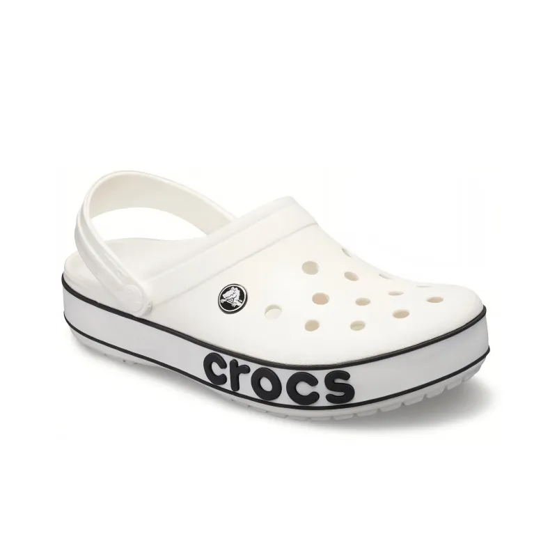 Crocs Crocband Bold Logo Clog White Sandals-1
