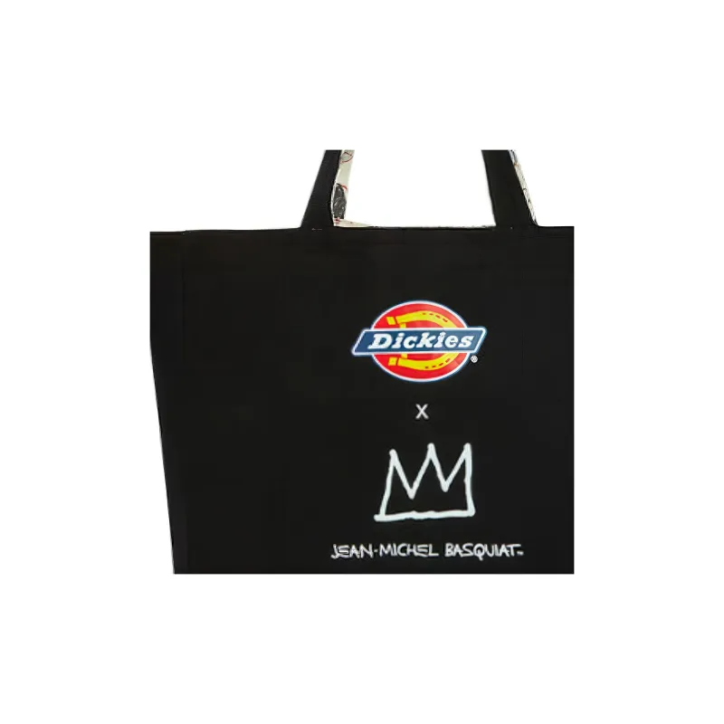 Dickies JMB Collaboration Canvas Tote Bag Shopping Bag Canvas Bag Portable Regular Unisex Black-3