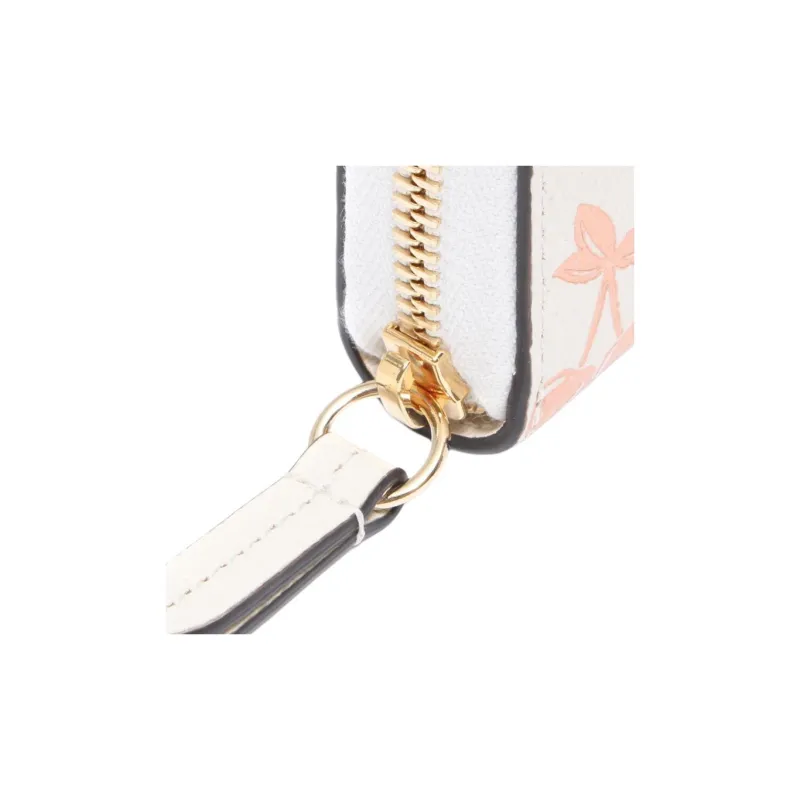 GUCCI GG Marmont Grained Leather Wallet Women's Cream White Multicolor-4