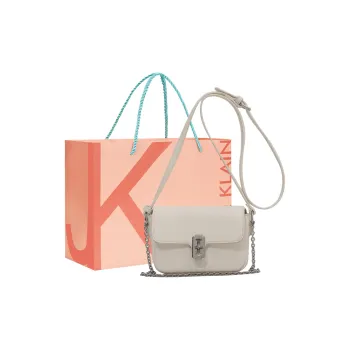 JANE KLAIN PU Small Square Bag, Shoulder Bag Regular Women's White/Black