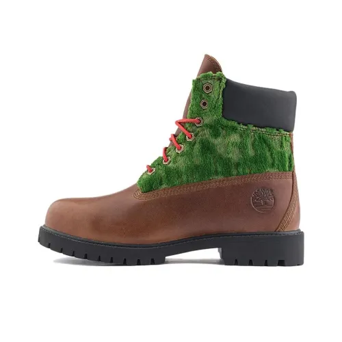 Timberland Heritage Black Pioneers 6 Inch Waterproof Boots 'Medium Brown Full Grain'