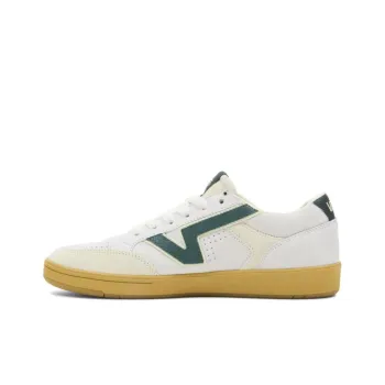 Vans Lowland Comfycush Anti-Slip Wear-Resistant Low-Top Skateboard Shoes Unisex White Green