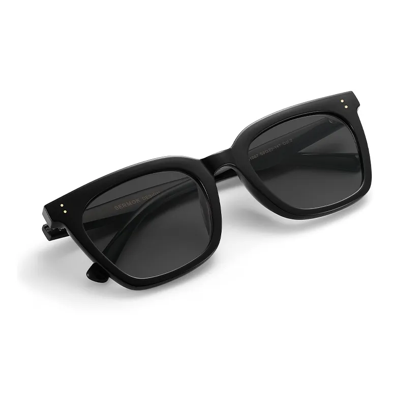 BERTHA TR/Memory Plastic Square Sunglasses Unisex-5