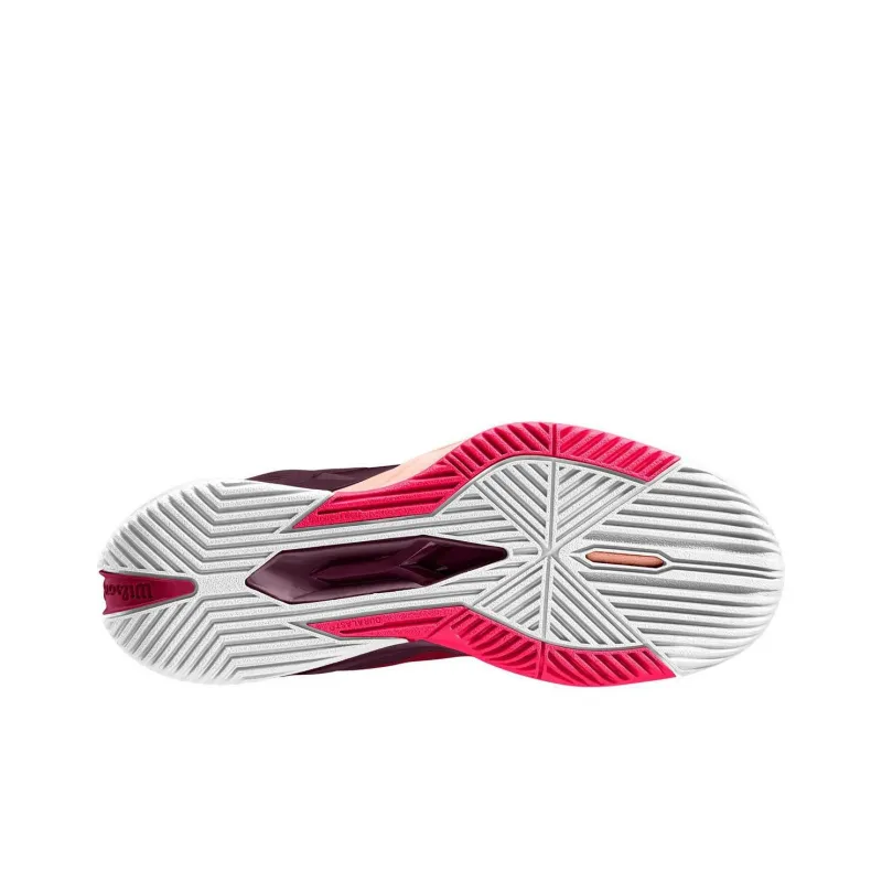 Wilson Rush Pro 4.0 Low Top Tennis Shoes Women's Red-4
