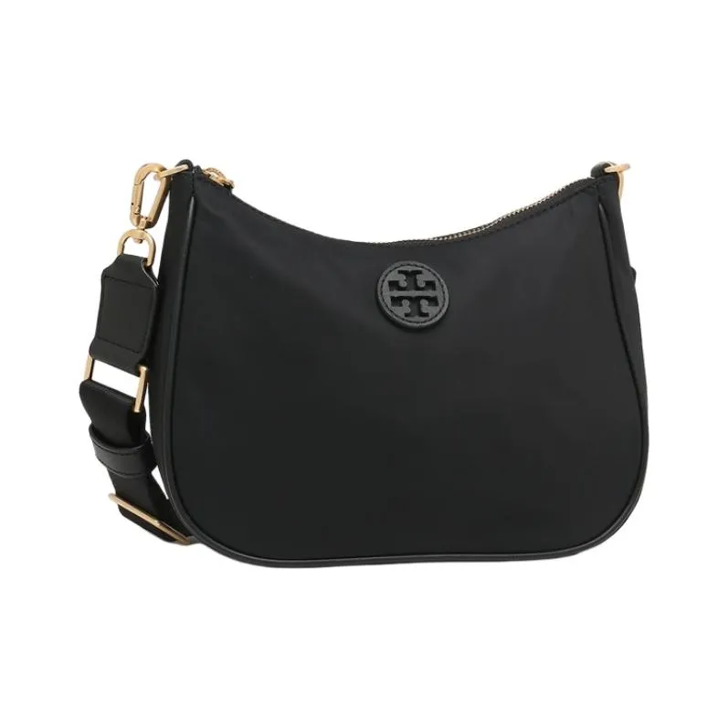 TORY BURCH Nylon Hobo Bag Shoulder Bag Crossbody Bag Women's Black-5