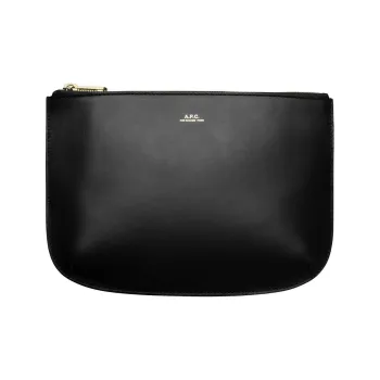 A.P.C Calfskin Clutch Women's Black