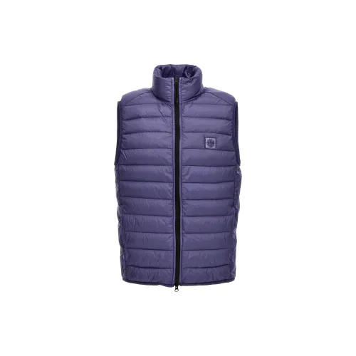 STONE ISLAND Vests Men Purple