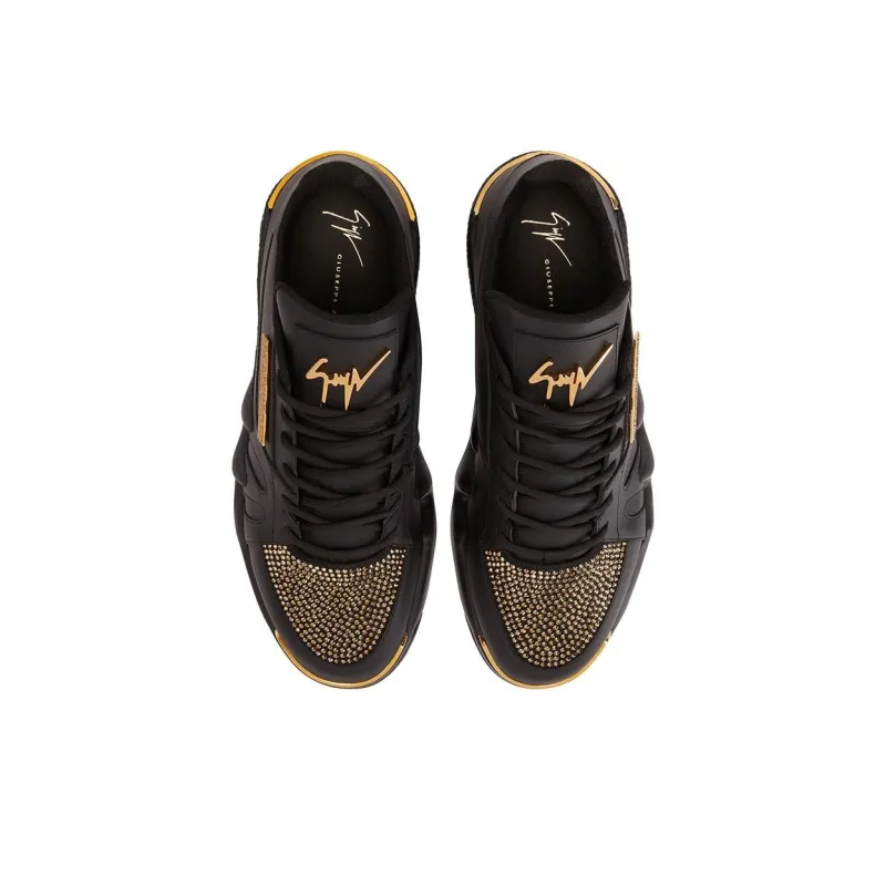 Giuseppe Zanotti/GZ Low Top Skateboard Shoes Women's Black-3