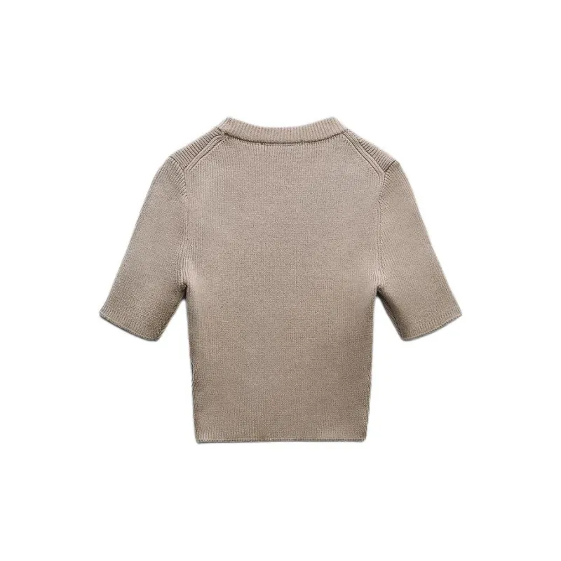 ZARA Knitwear Women's Dark Taupe-1