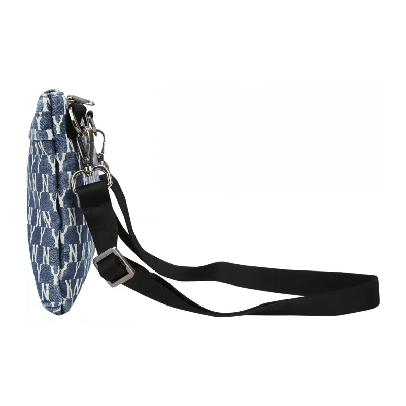 MLB Denim With Polyester Shoulder Bag, Crossbody Bag Regular Unisex Denim Blue-2