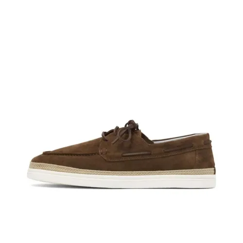 Barrett Boat Shoes Men Brown