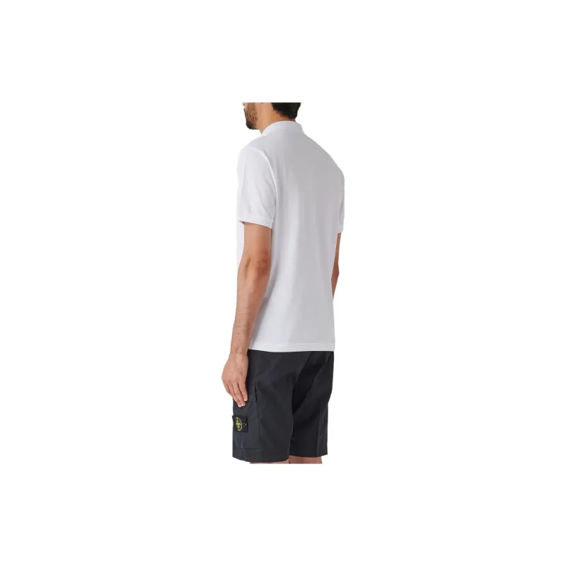 STONE ISLAND Polo Shirt Men's White-1