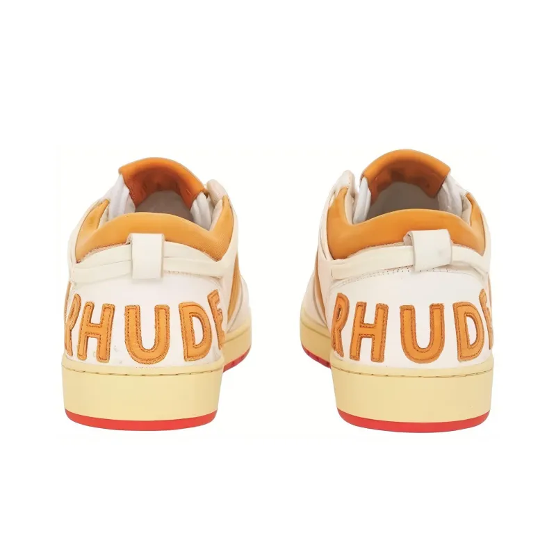 RHUDE Rhecess Low 'White Orange'-4