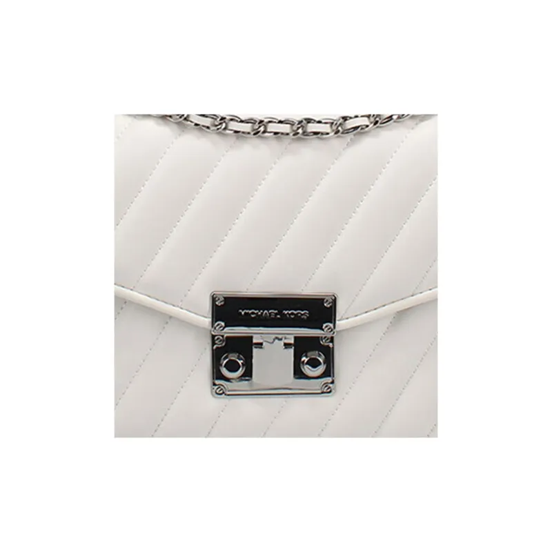 MICHAEL KORS Rose Leather Shoulder Bag Crossbody Bag Regular Women's Pure White-3