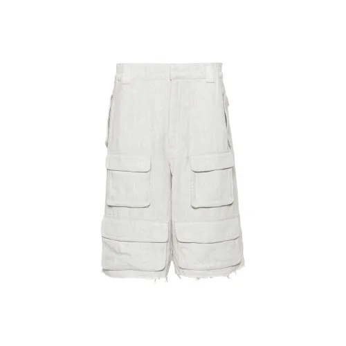 Misbhv Linen Blend Cargo Shorts