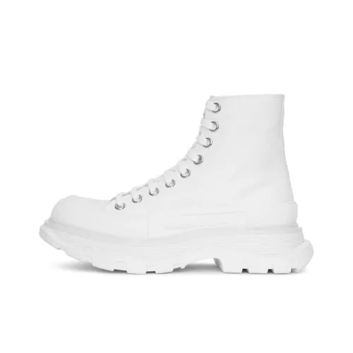 Alexander McQueen Tread Slick Martin Boot Women's White