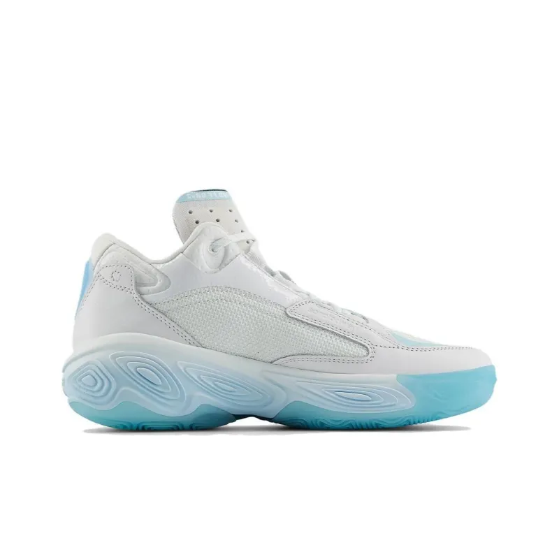 New Balance NB Fresh Foam Bb V2 Abrasion Resistant Mid Top Basketball Shoes Men's Ice Blue-1